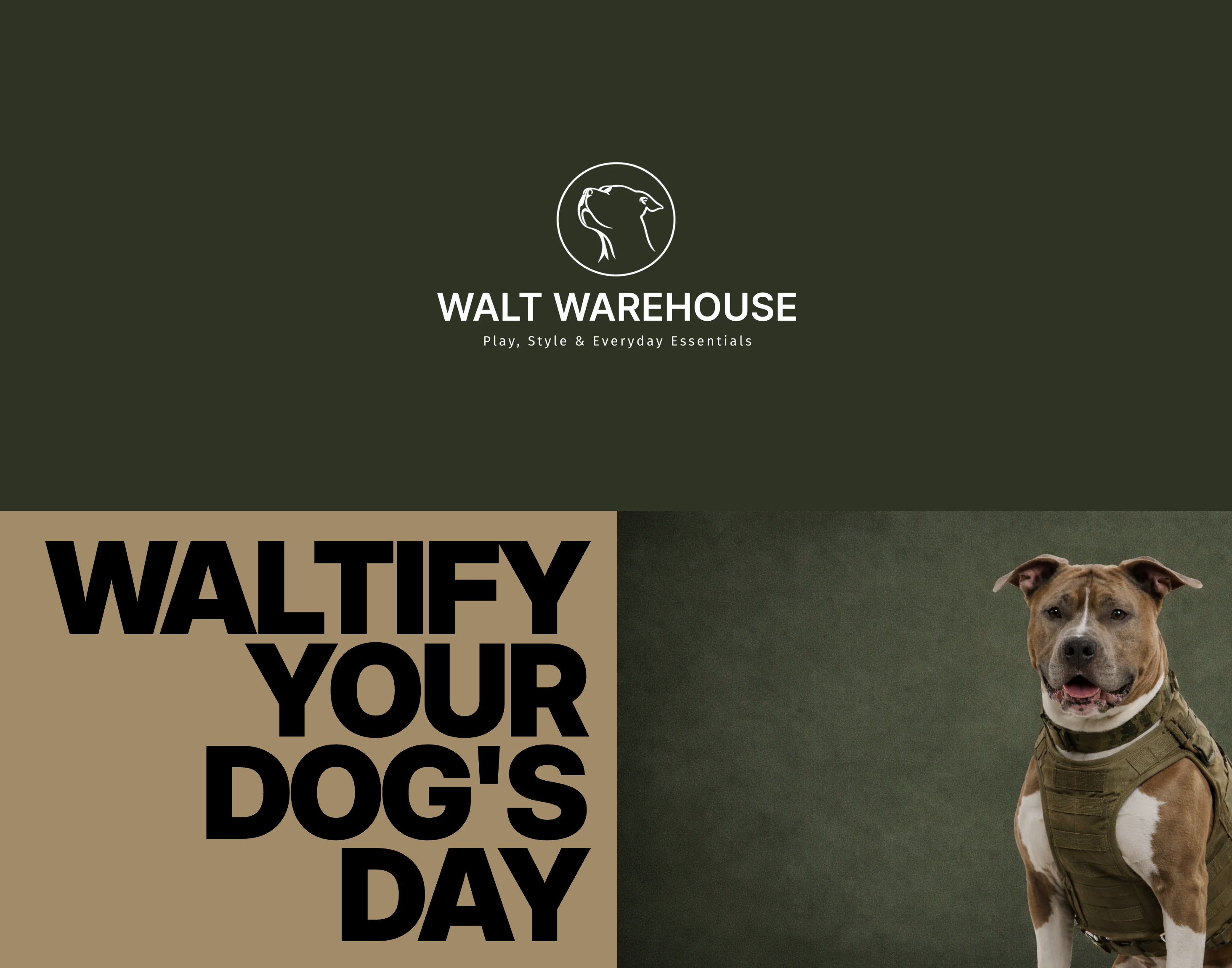 Walt Warehouse hondenproducten en webshopconcept